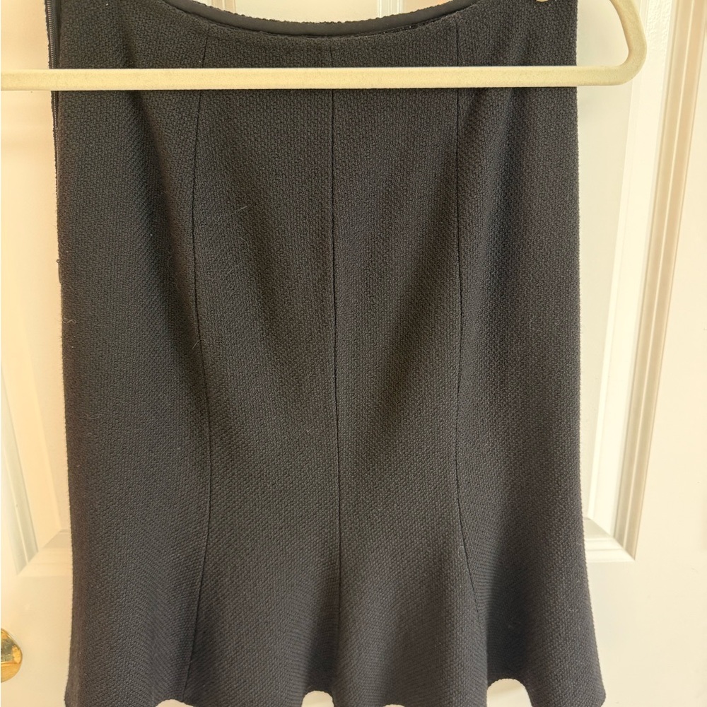 St. John Black Knit Midi Skirt - Picture 3 of 7